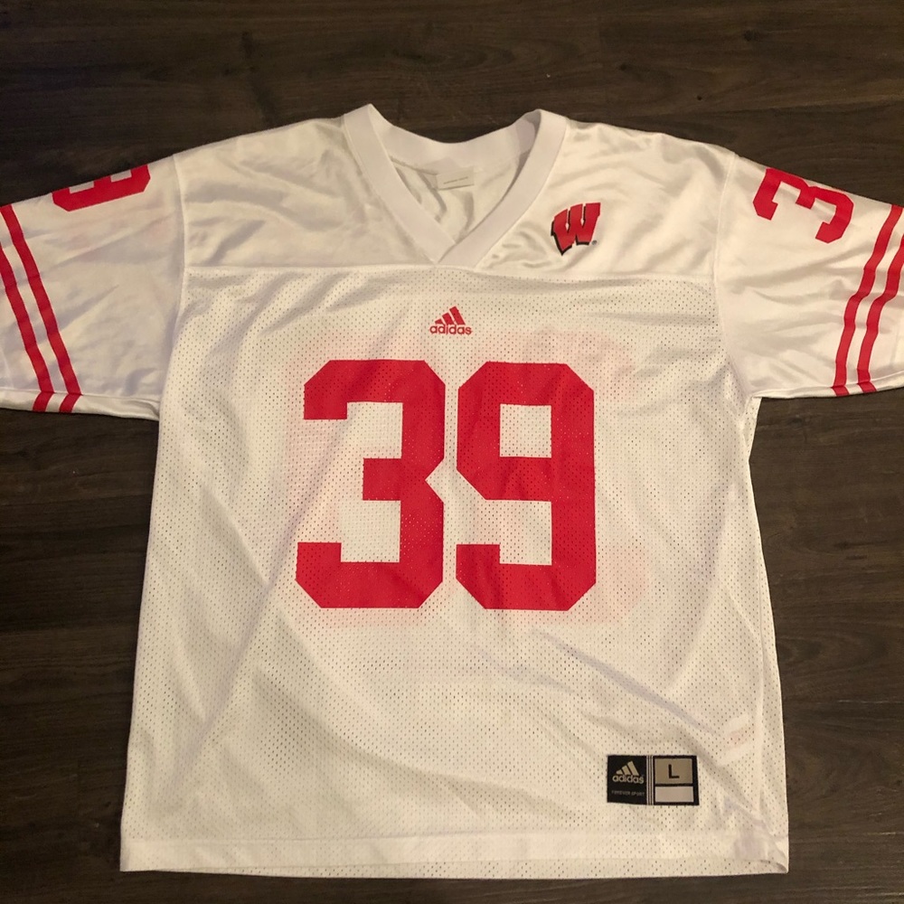 Wiscons Badgers Adidas Jersey Size L